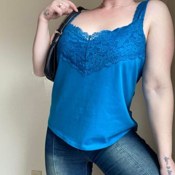 Y2K blue cami - Picture 5 of 8